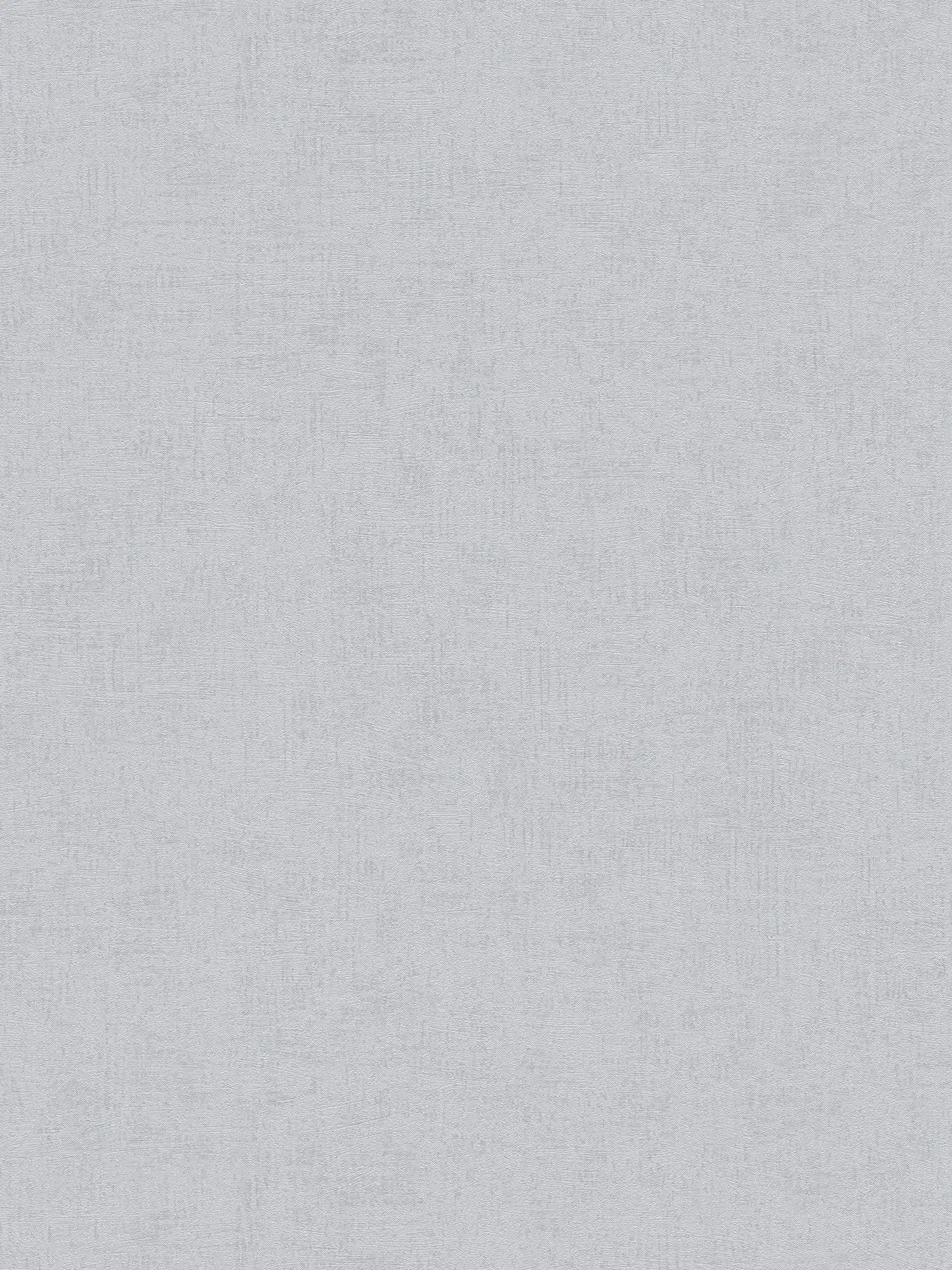 Papel pintado Melange gris liso con brillo metálico
