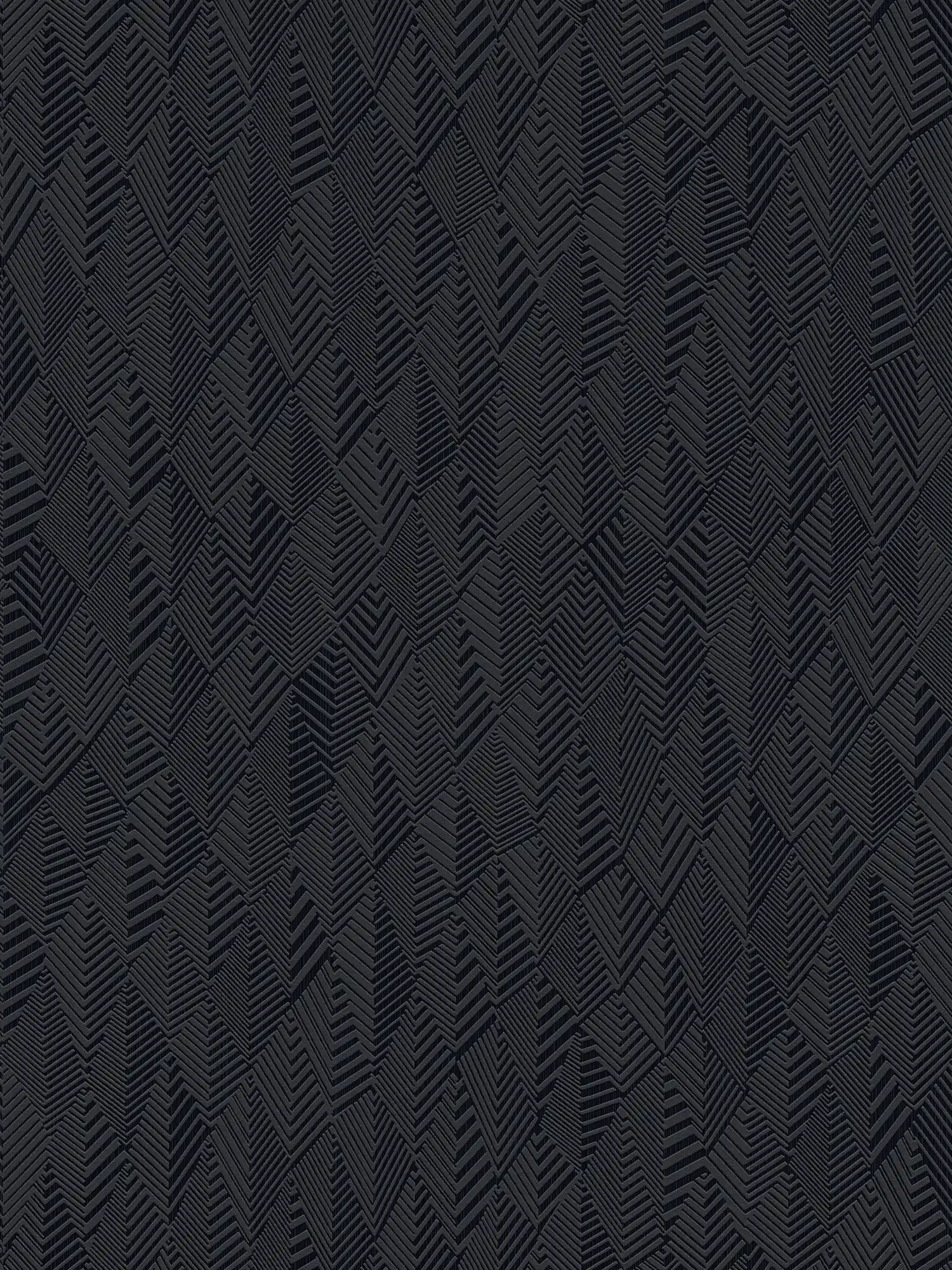         Wallpaper lined textured pattern & gloss finish - Black
    