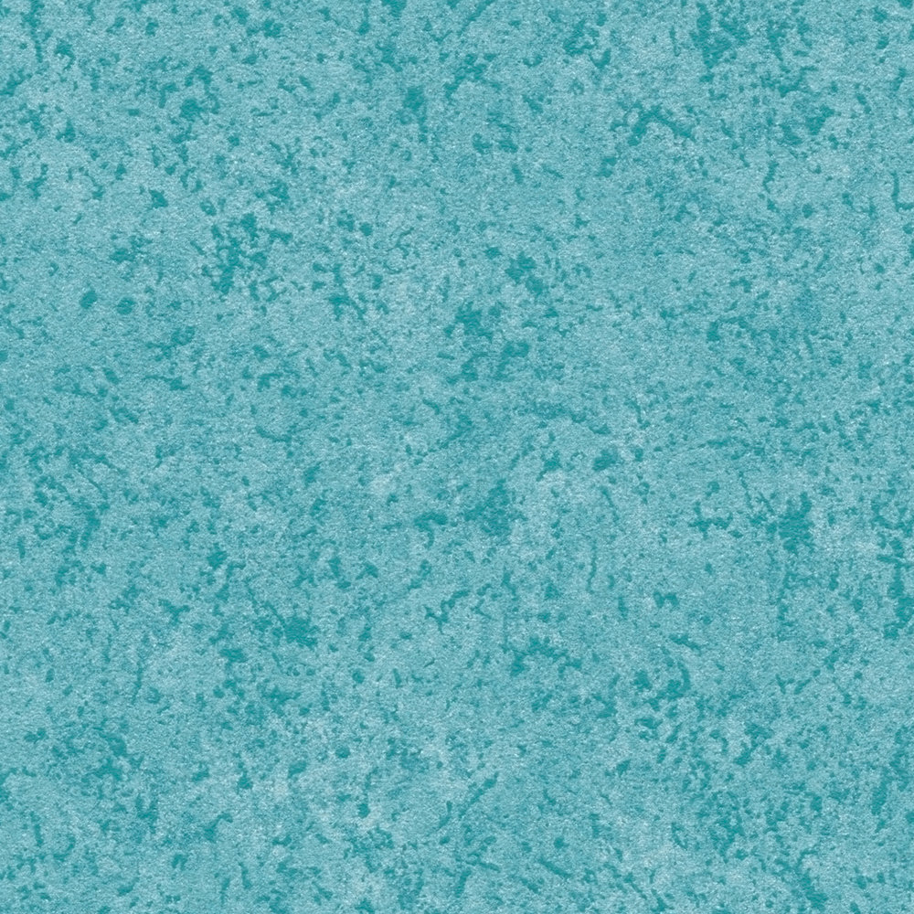             Vliesbehang petrol gipslook met mat patroon - blauw, groen
        