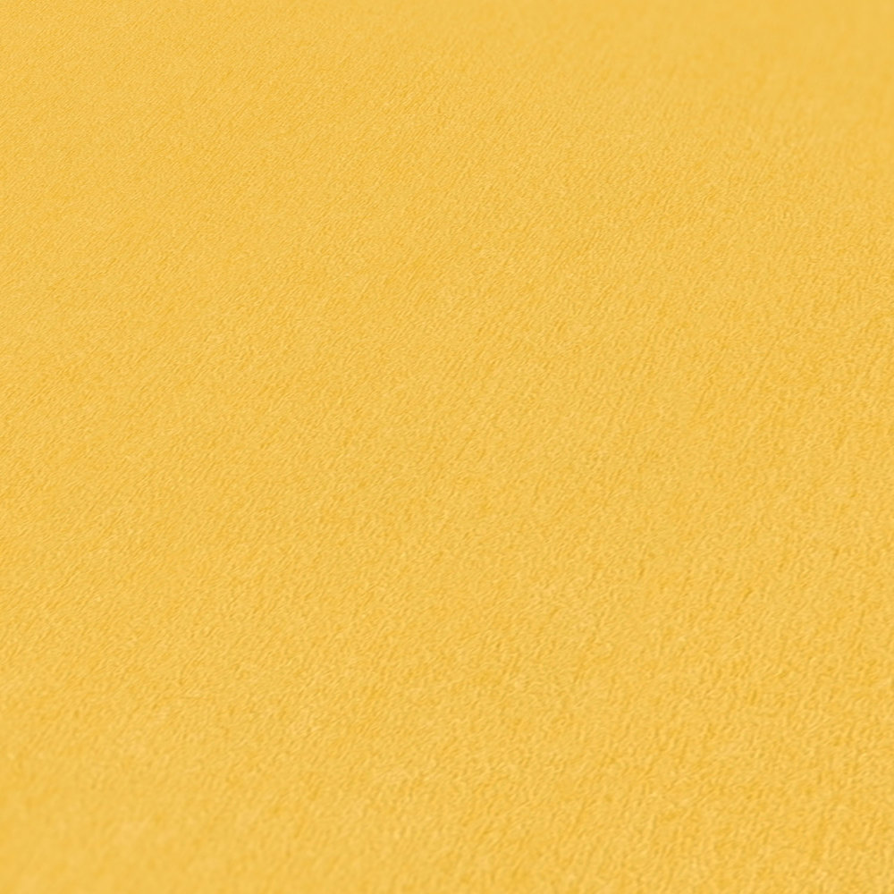             Papier peint jaune moutarde chambre enfant uni - Jaune
        