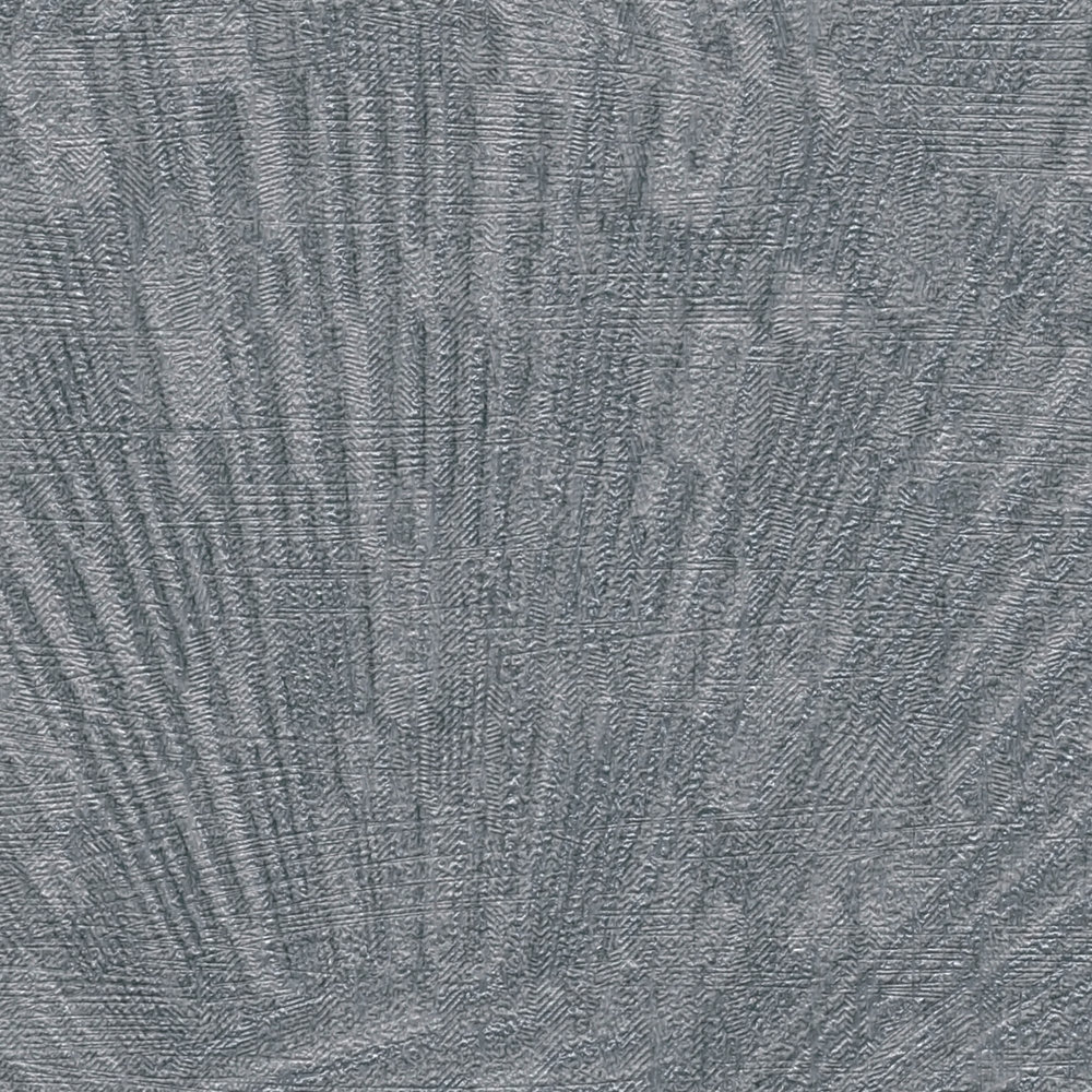            Papier peint intissé avec motif graphique style rétro - gris
        