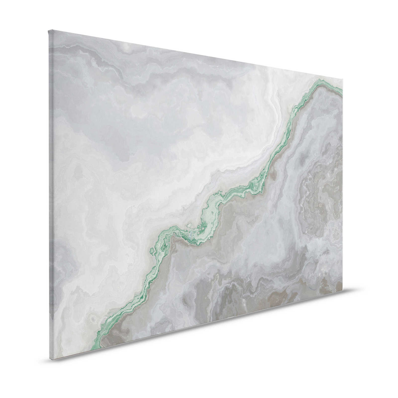 Quadro su tela al quarzo con marmorizzazione - 1,20 m x 0,80 m
