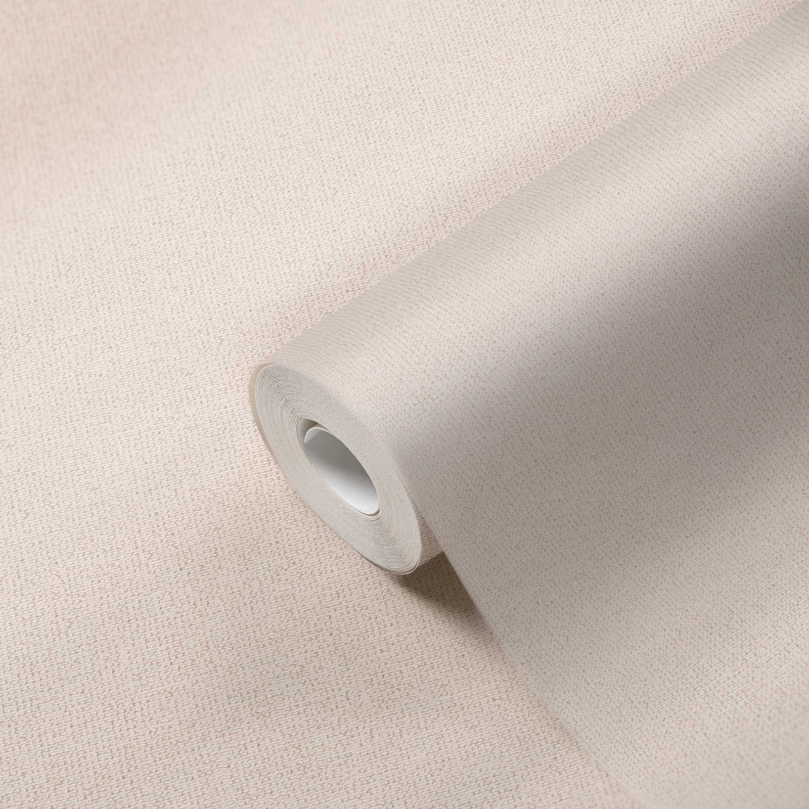             Papel pintado natural no tejido en mate con estructura de lino - crema, beige
        