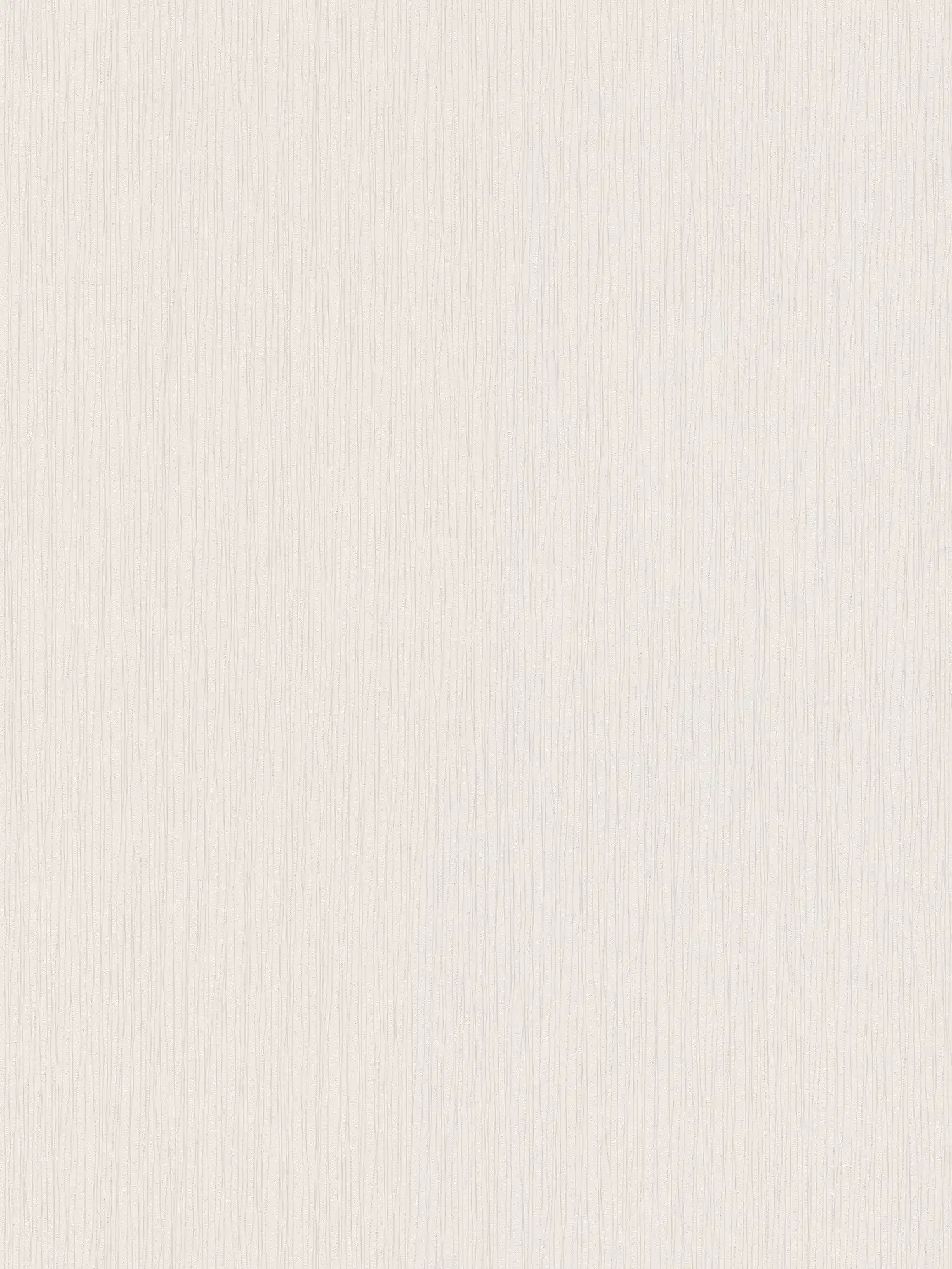 Plain wallpaper with texture pattern & line design - cream
