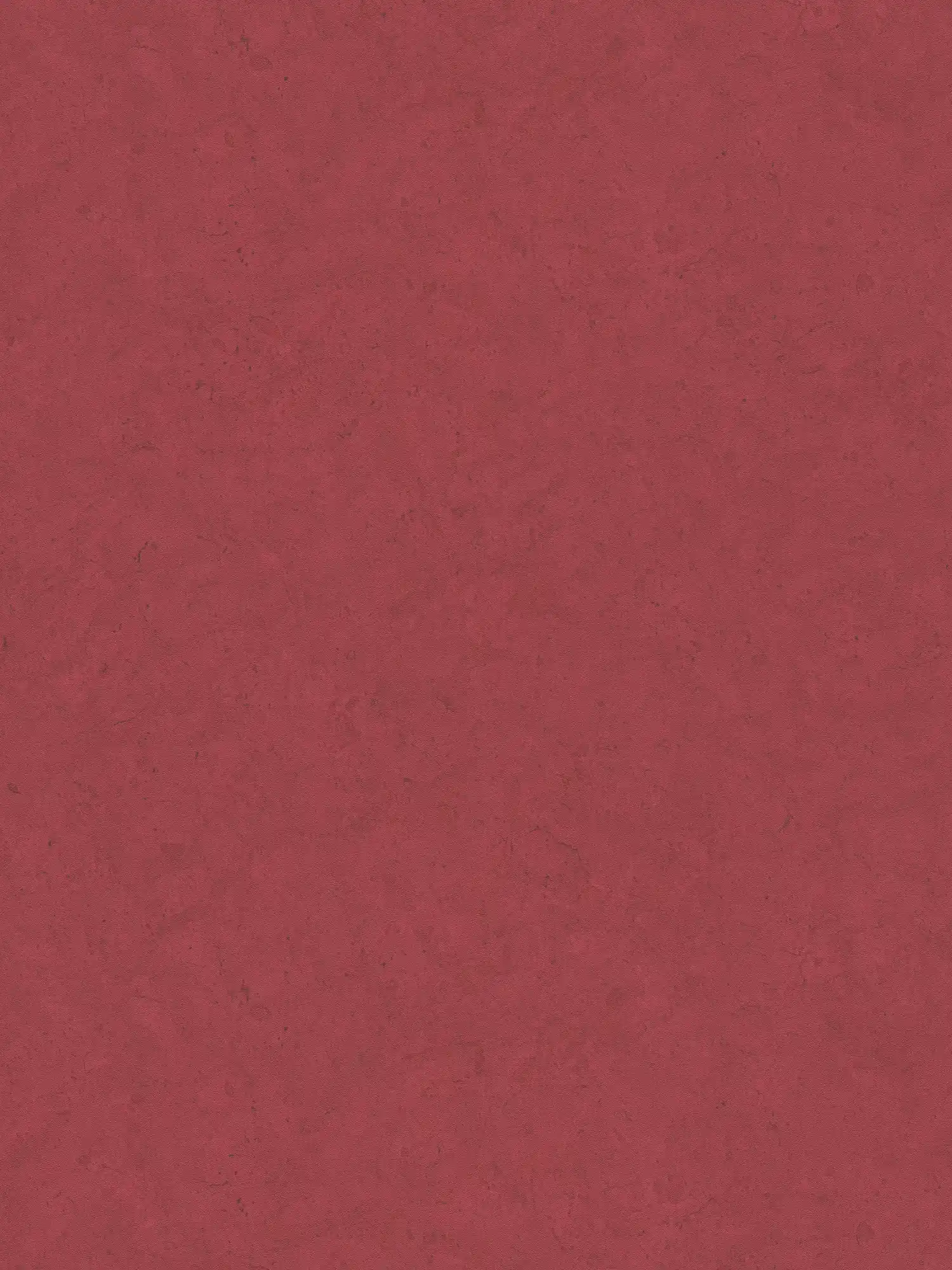 Papier peint intissé rouge cheminée aspect béton - rouge
