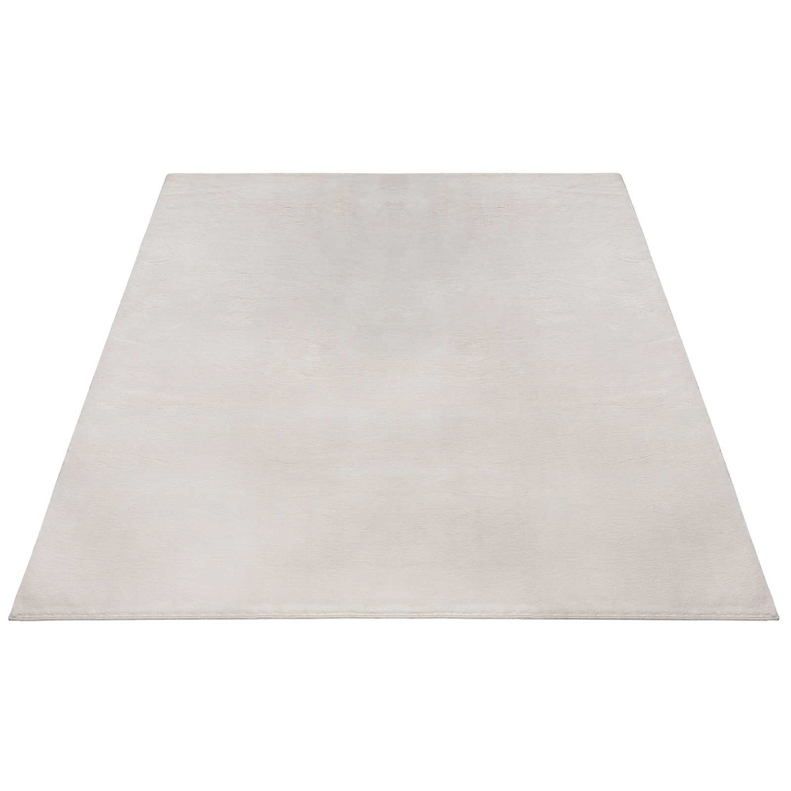 Cuddly soft high pile carpet in light beige - 290 x 200 cm
