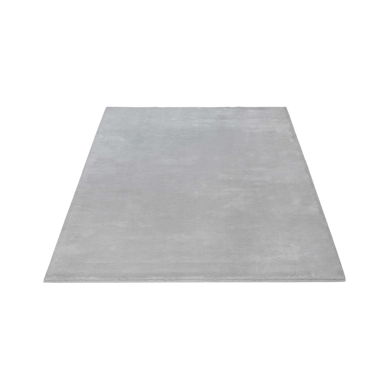 Acogedora alfombra de pelo alto en gris suave - 230 x 160 cm
