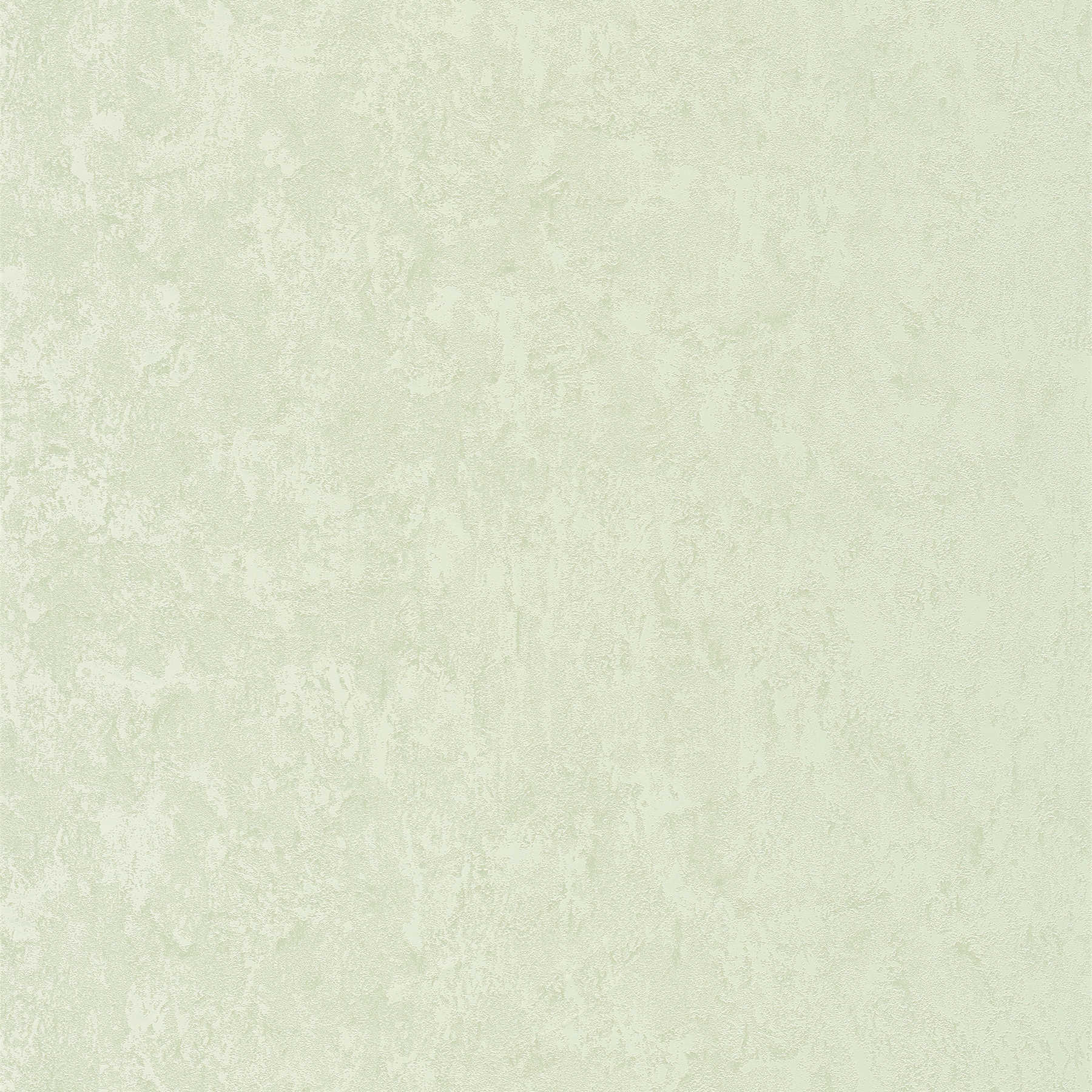 Metallic wallpaper light green glossy with structure embossing
