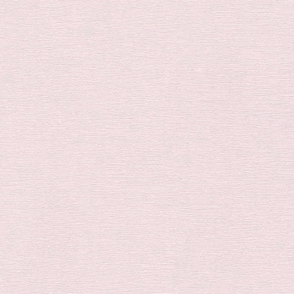             Papel pintado no tejido liso con aspecto textil - rosa
        