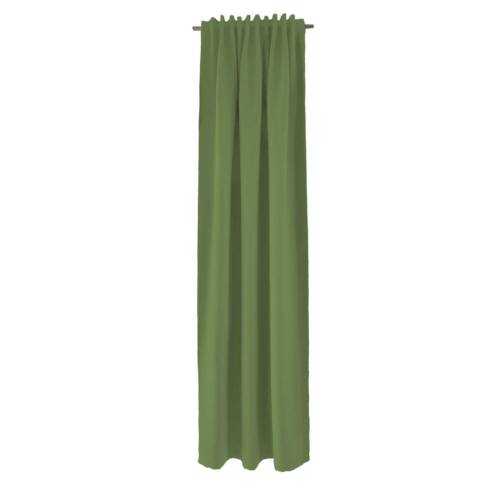 Sciarpa decorativa 140 cm x 245 cm in fibra artificiale verde oliva

