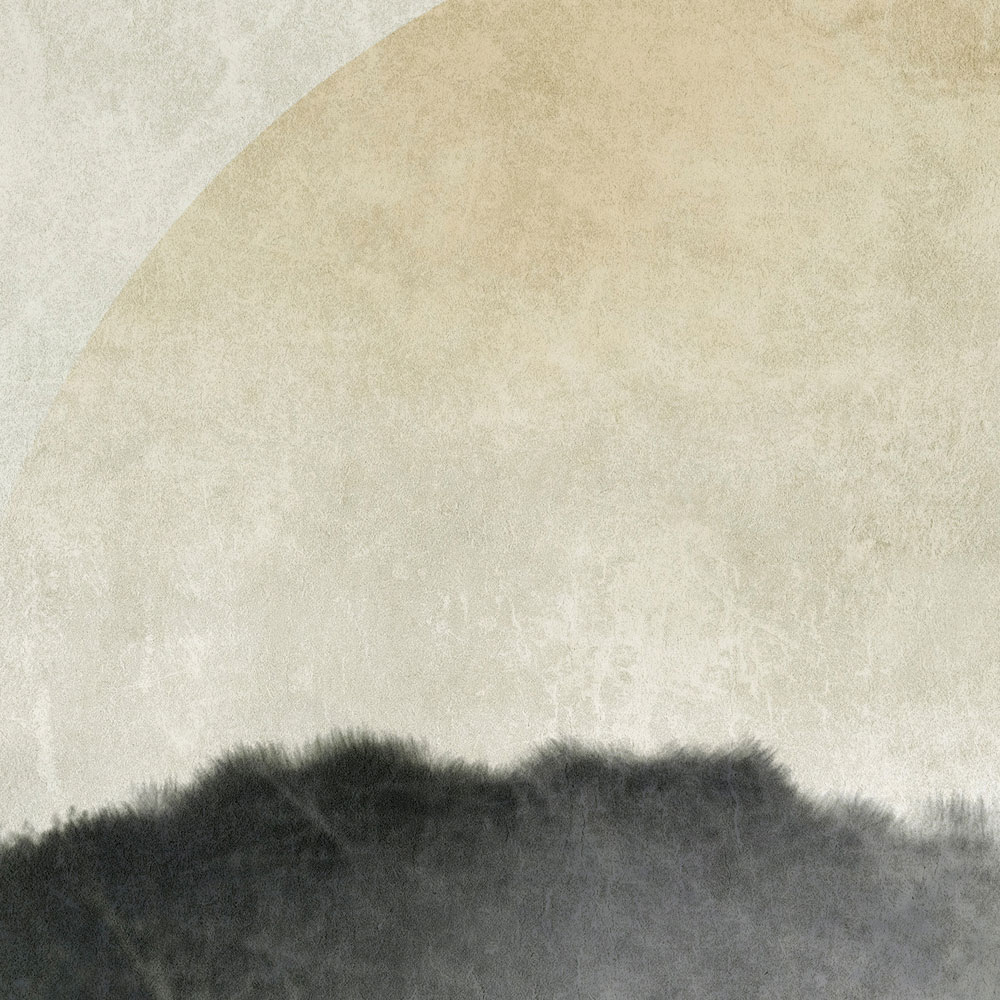             Akaishi 1 - Papier peint Asian Print Chaîne de montagnes à l'aube
        