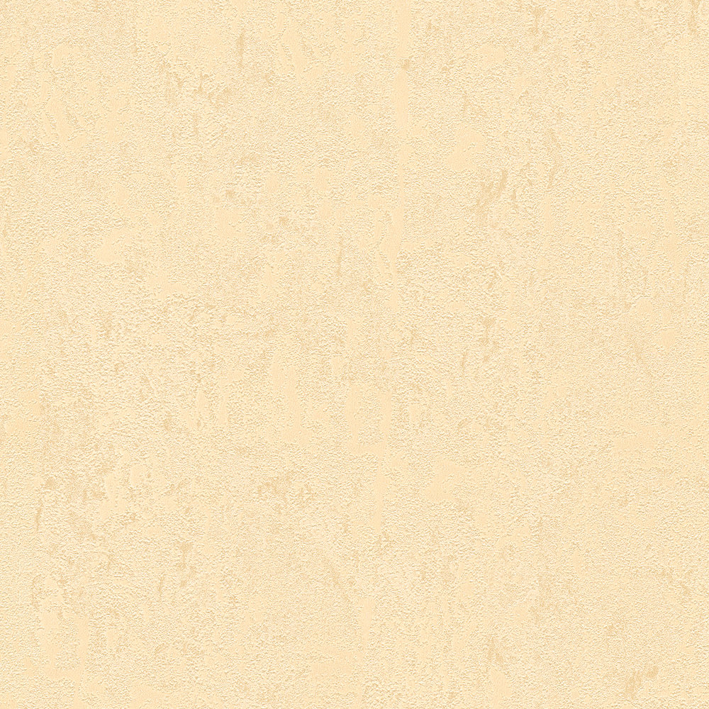             papel pintado beige liso, efecto dorado brillante y estampado en relieve
        
