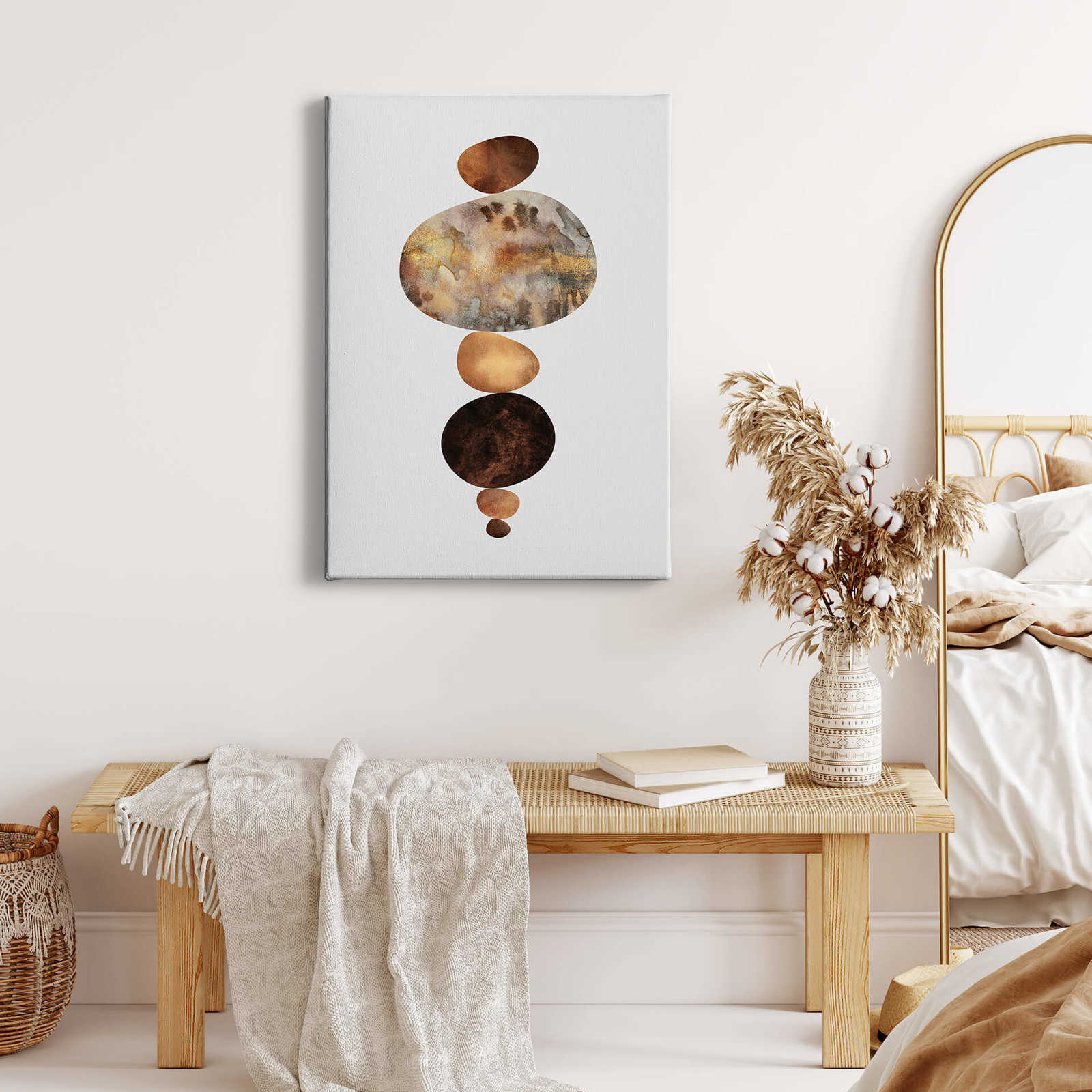             Canvas print "Balance" by Fredriksson – brown
        