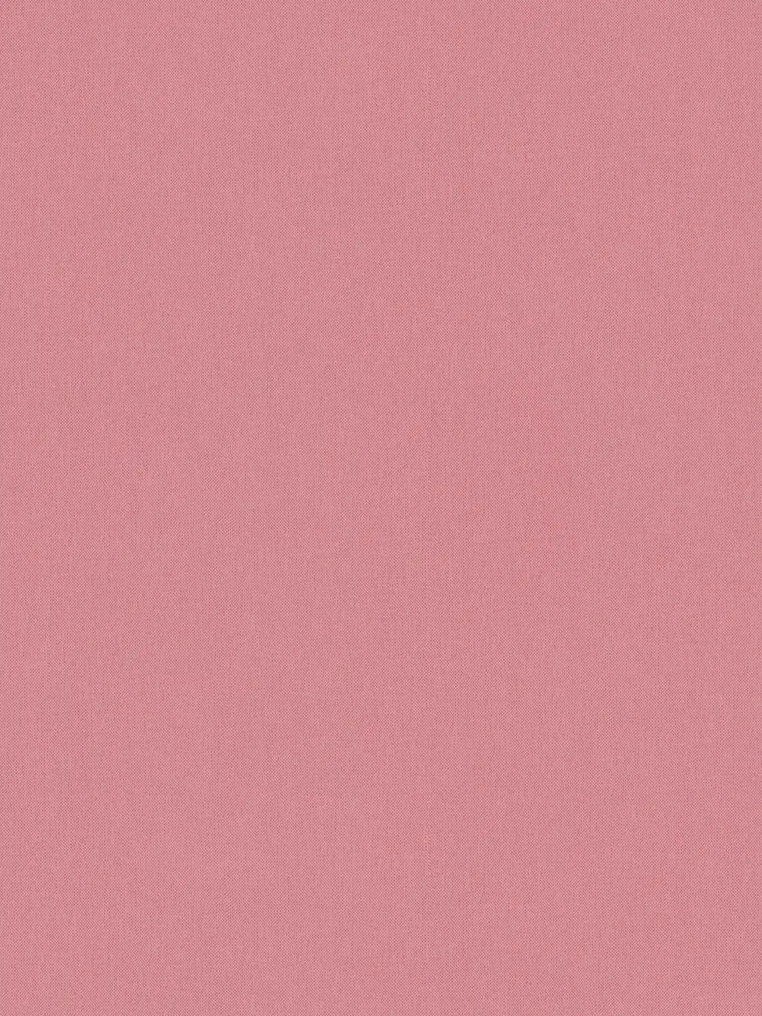 Wallpaper old pink uni, matte surface & textile texture - pink
