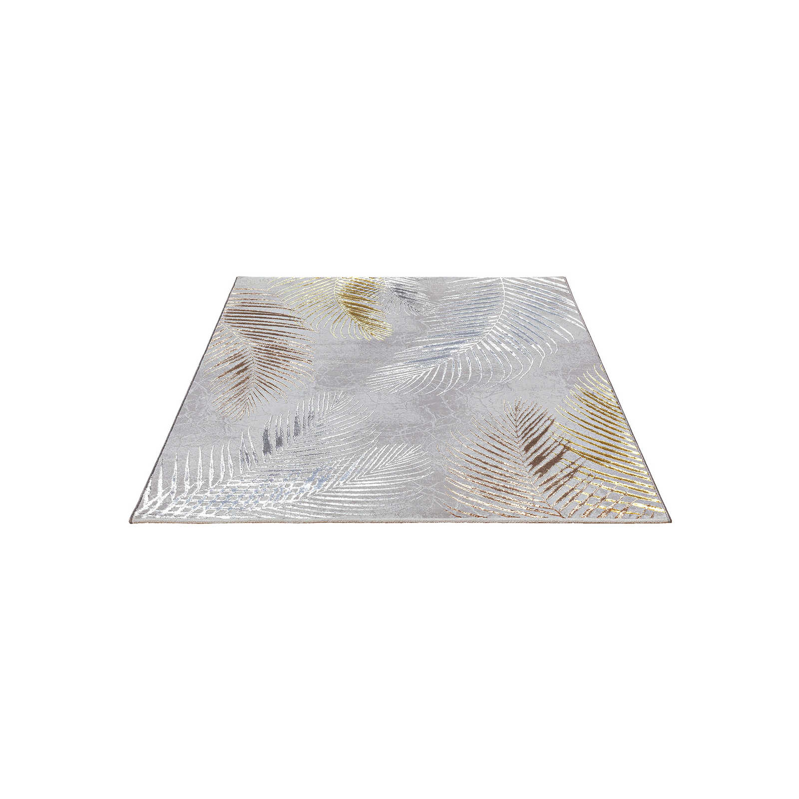 Knuffelzacht hoogpolig tapijt in grijs als loper - 230 x 160 cm
