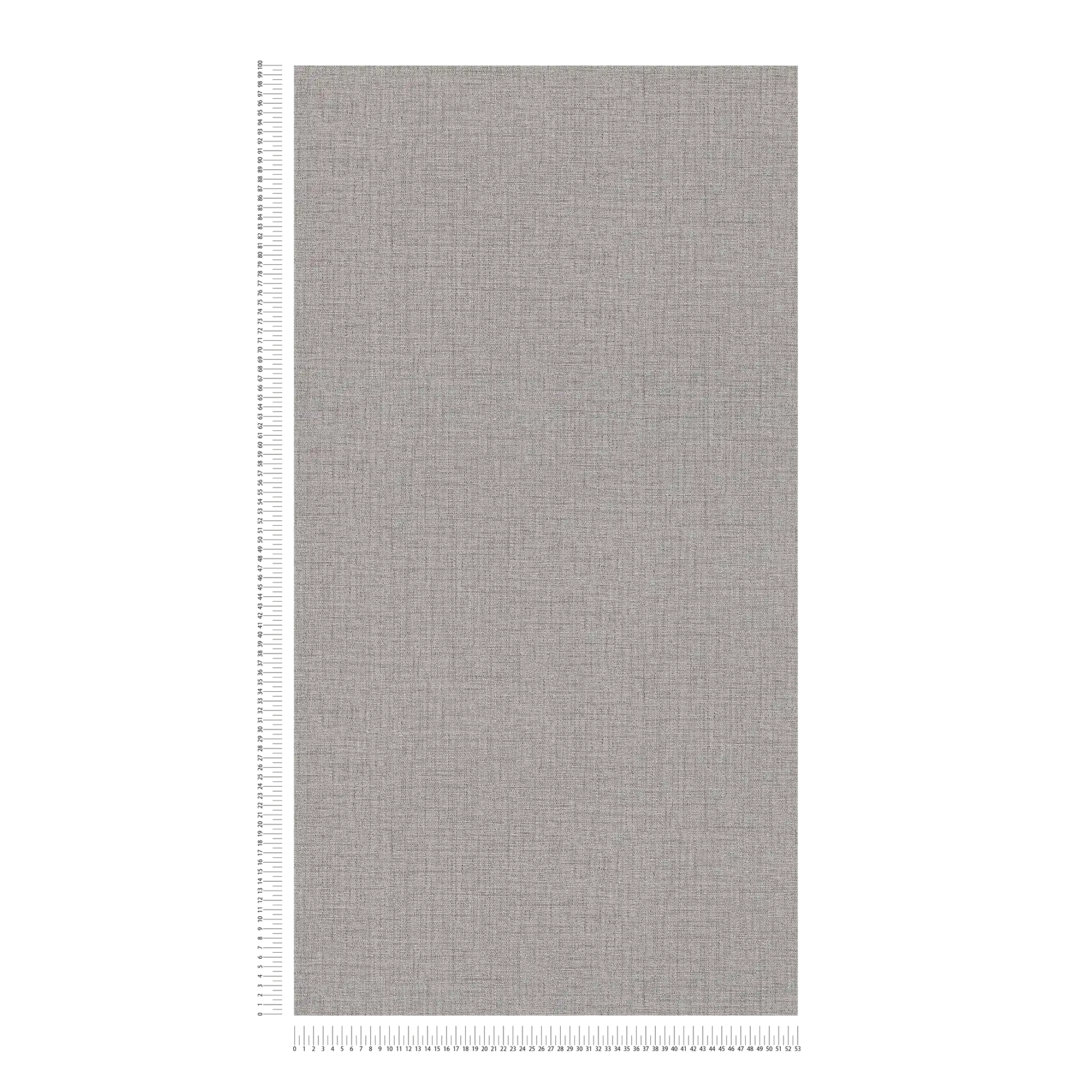             Papier peint gris avec structure textile & effet chiné
        