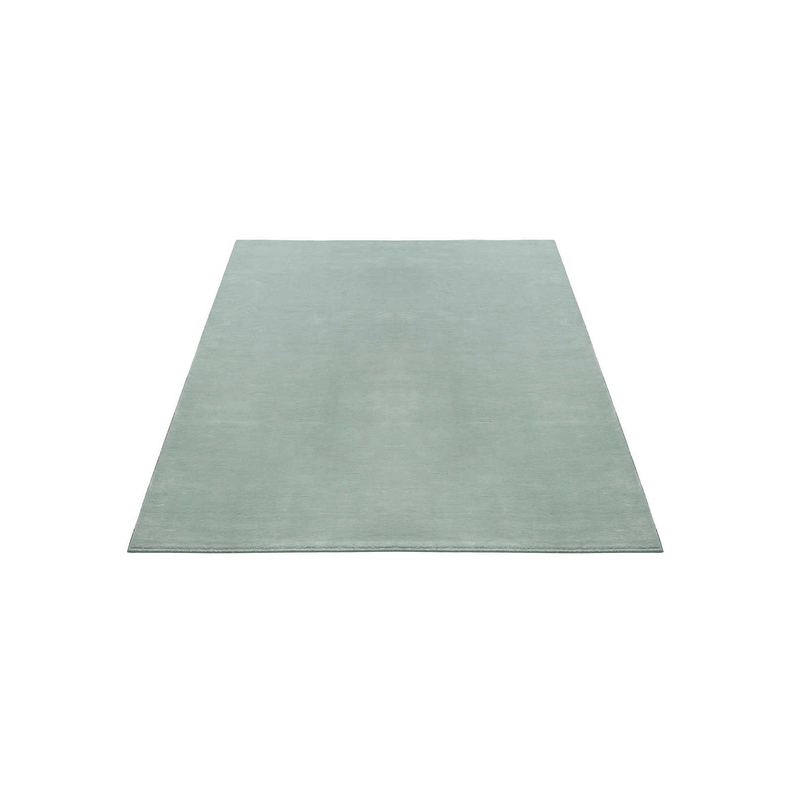 Soft high pile carpet in soft green - 200 x 140 cm
