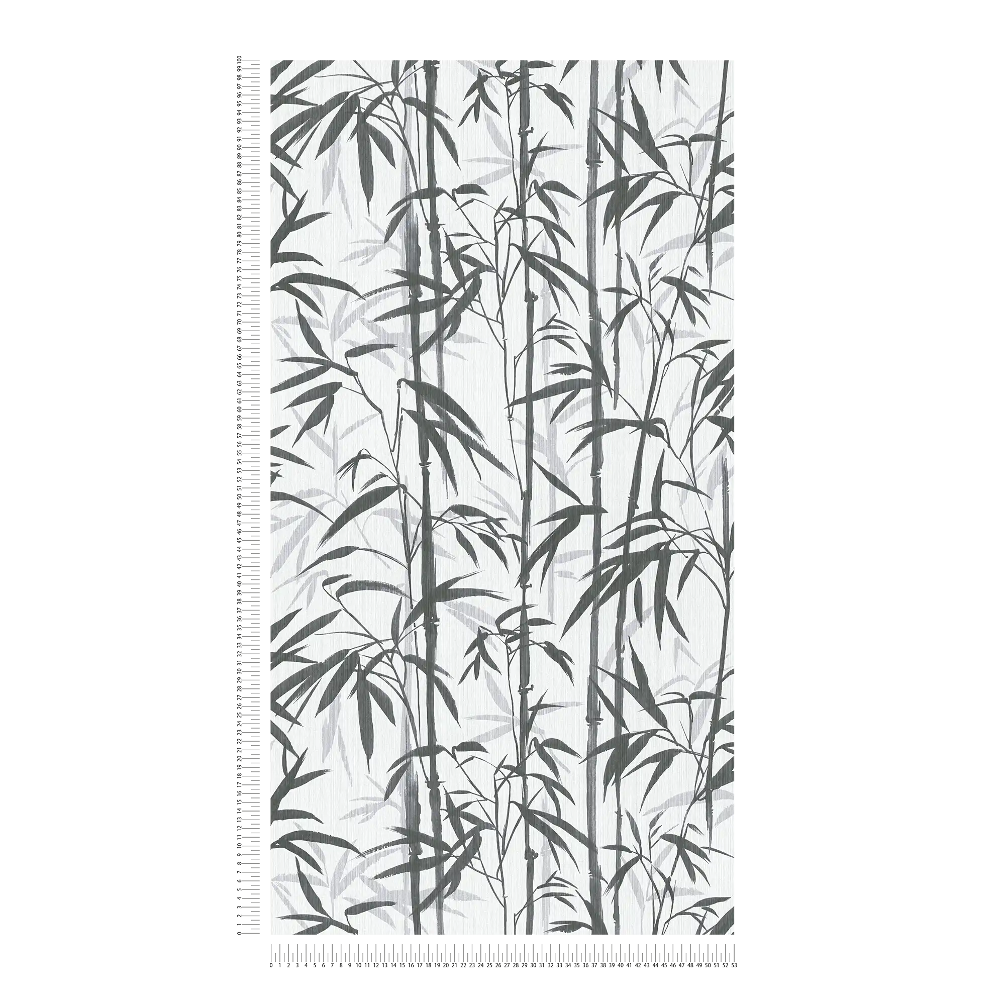             MICHALSKY non-woven wallpaper bamboo design in black and white
        