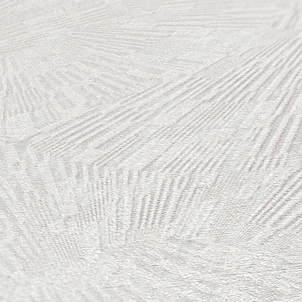             Papel pintado de tejido no tejido con motivos gráficos en estilo retro - beige, crema
        