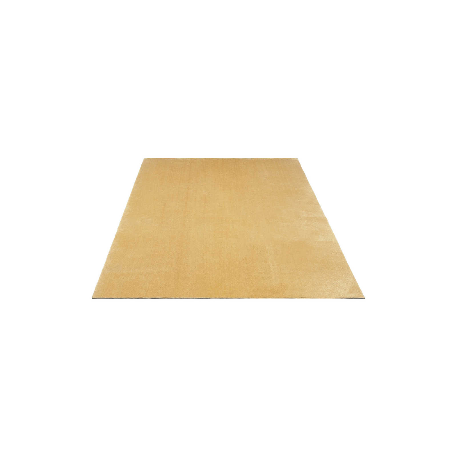 Knuffelzacht hoogpolig tapijt in goud - 200 x 140 cm
