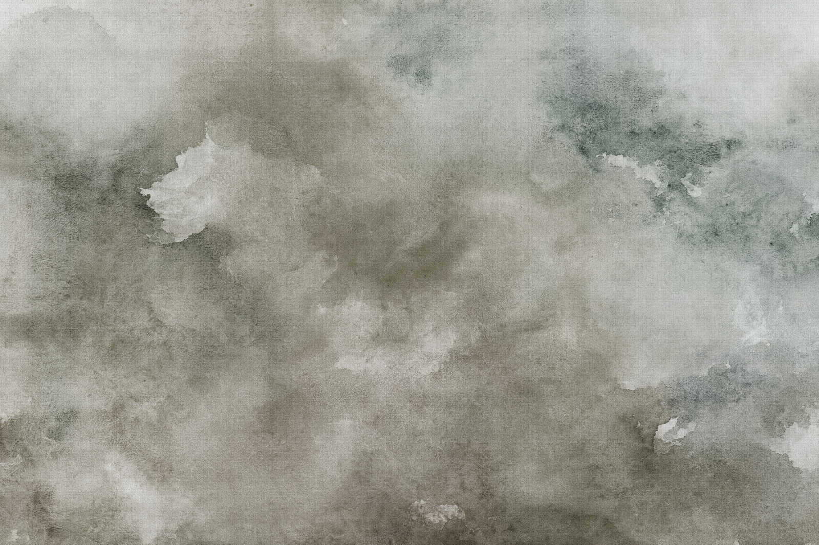             Acquerelli 1 - Quadro su tela ad acquerello grigio in lino naturale - 0,90 m x 0,60 m
        