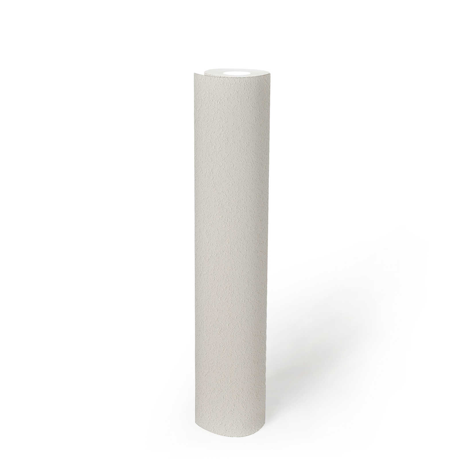             Verfbaar behangpapier met fijne zandstructuur - wit
        