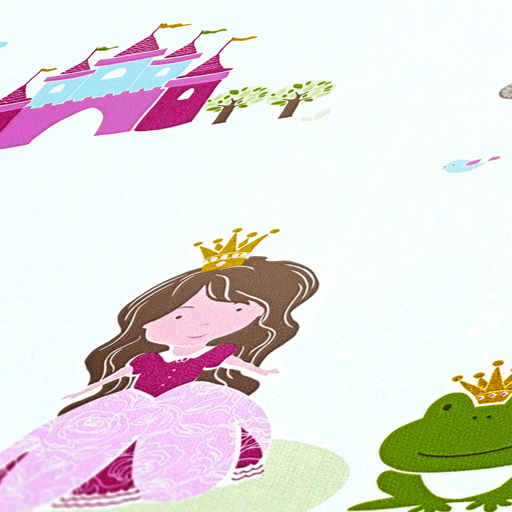             Fantasiebehang voor jongens en meisjes - Kleurrijk
        