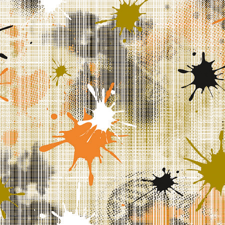 Photo wallpaper graphic design with colourful splashes of paint
