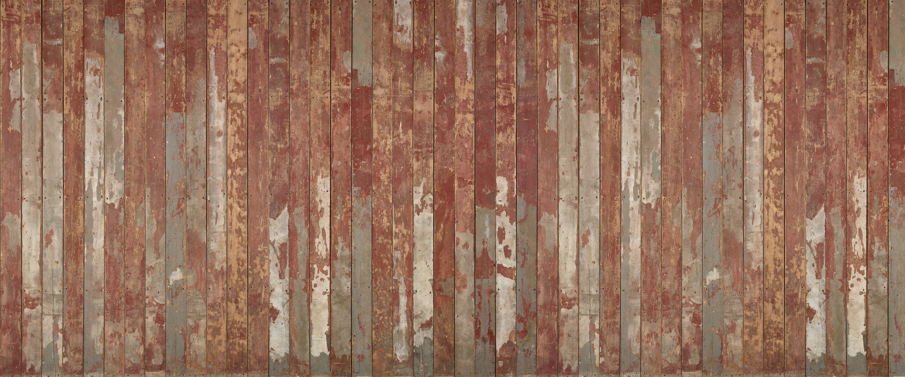            Muurschildering plank rustiek met vintage houtlook
        