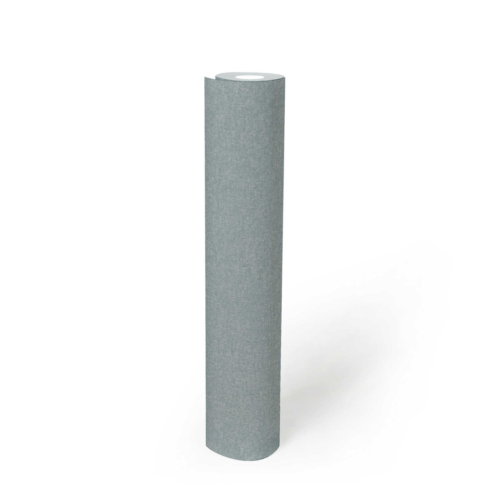             Non-woven tapisserie Uni met structuurpatroon - Turquoise
        