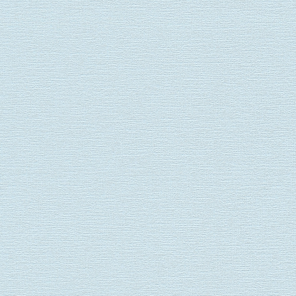             Papel pintado no tejido azul claro liso mate con diseño texturizado
        