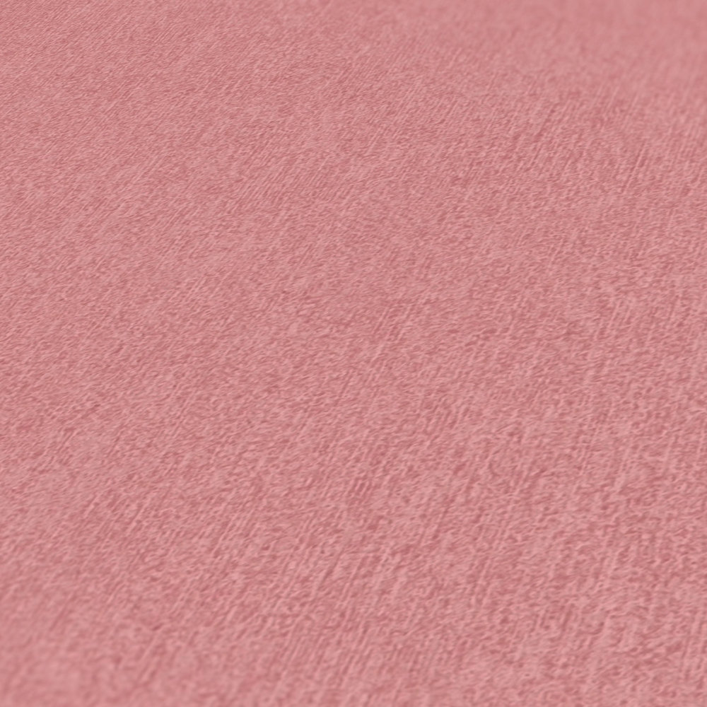             Vliesbehang effen & mat met structuurmotief - roze
        