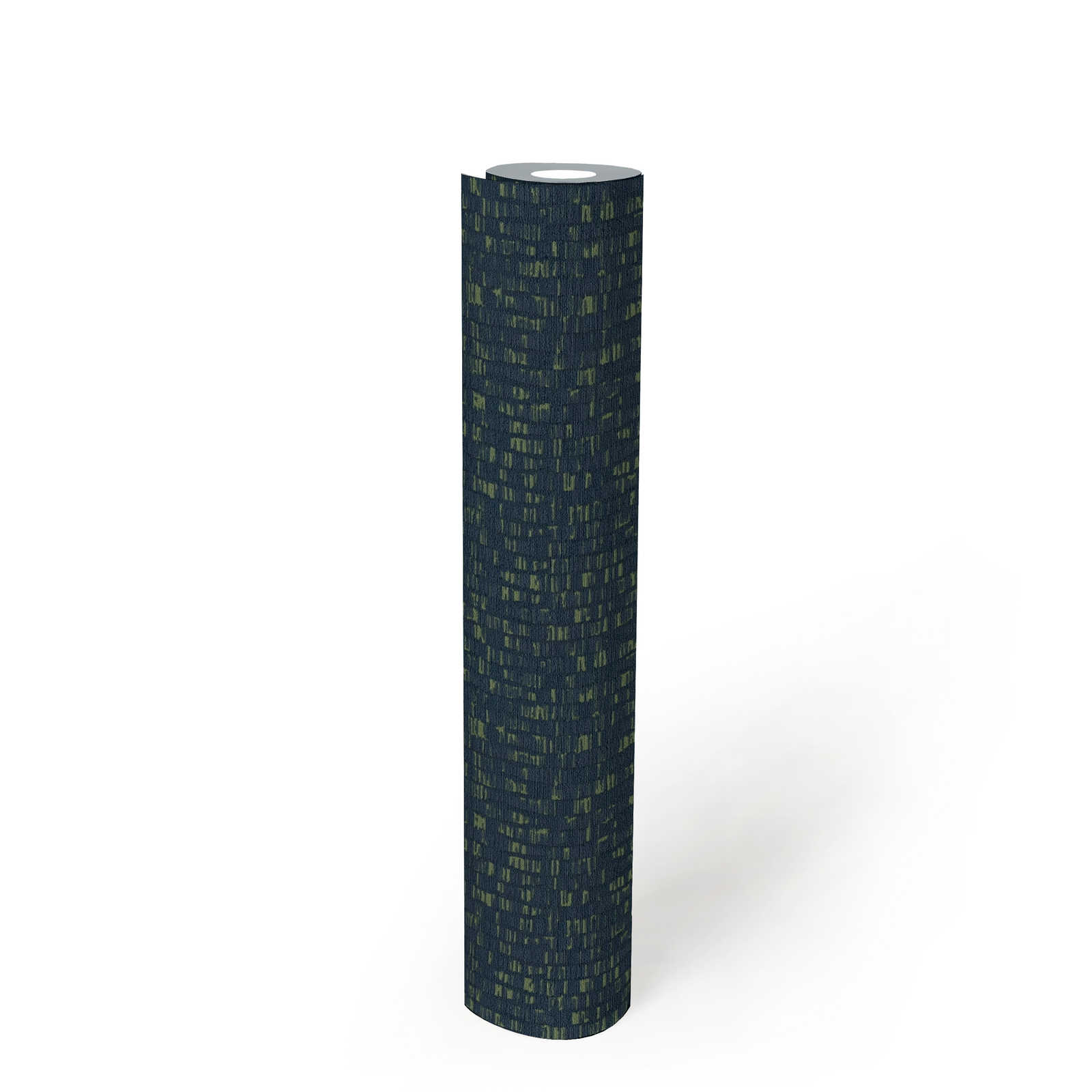             Non-woven wallpaper with discreet pattern - blue, green
        