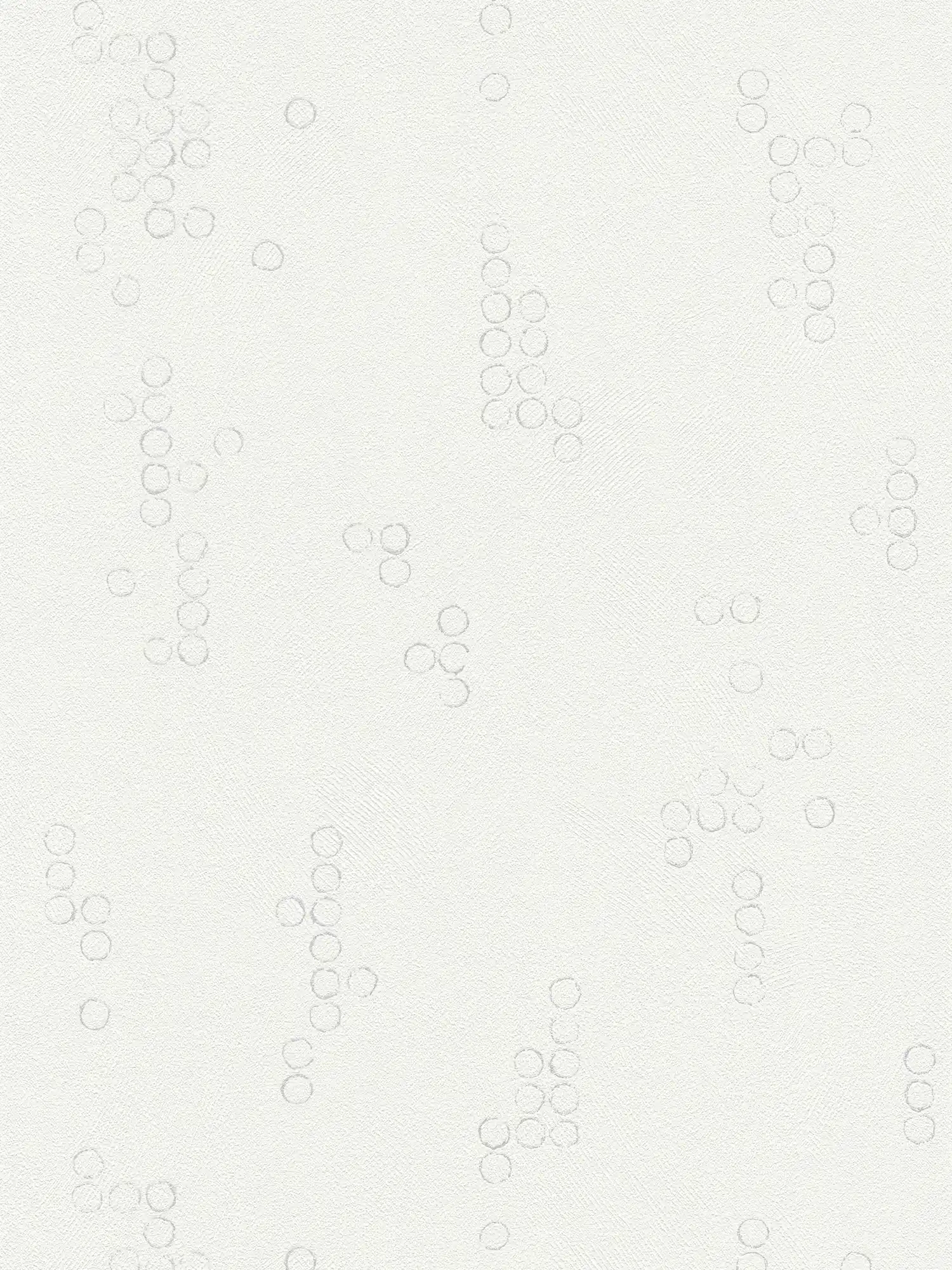 papel pintado moderno de puntos y efecto de textura - blanco
