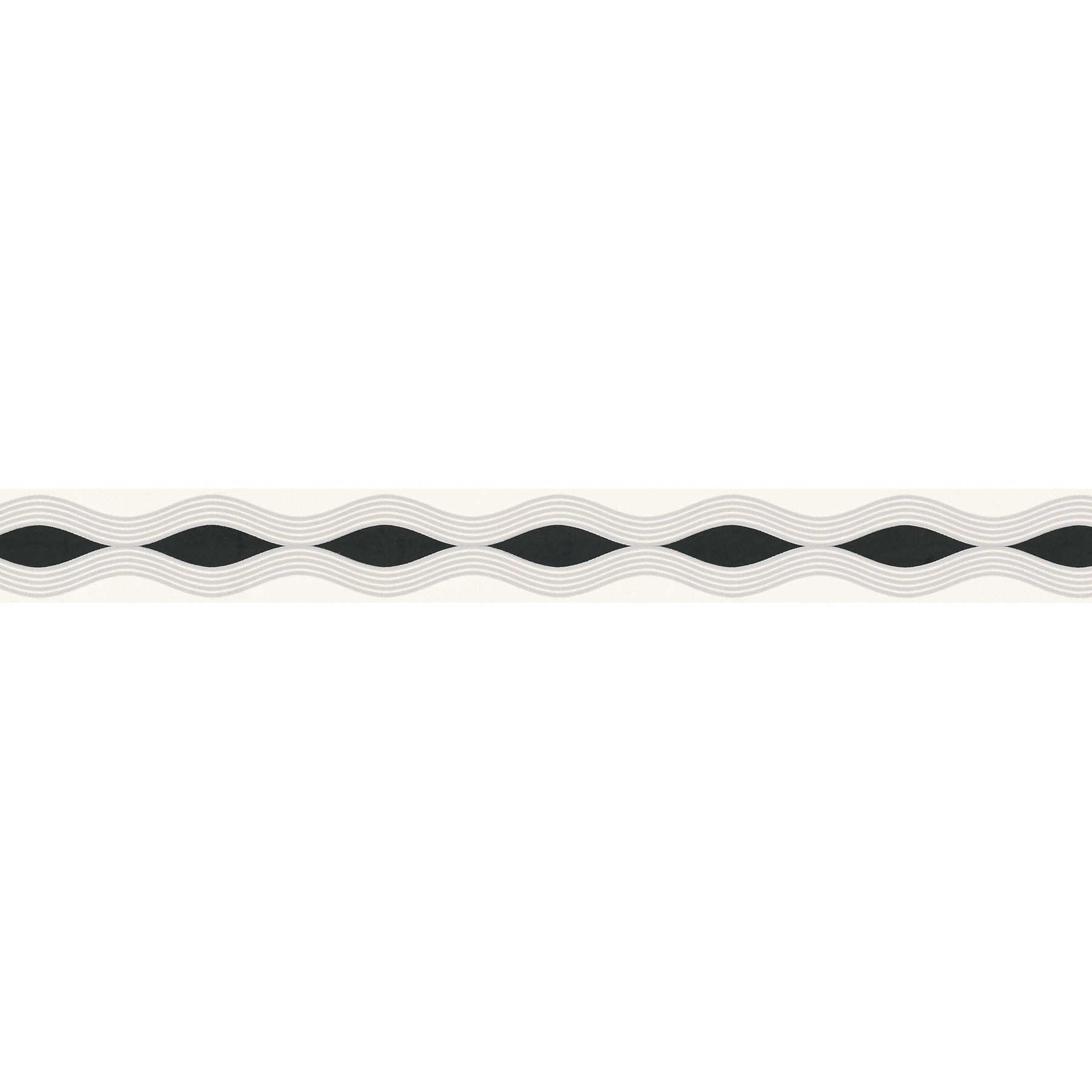        Braid graphic pattern, line design in retro style - black, grey, white
    
