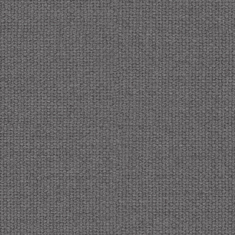             Linen look wallpaper plain with texture design - grey, black
        
