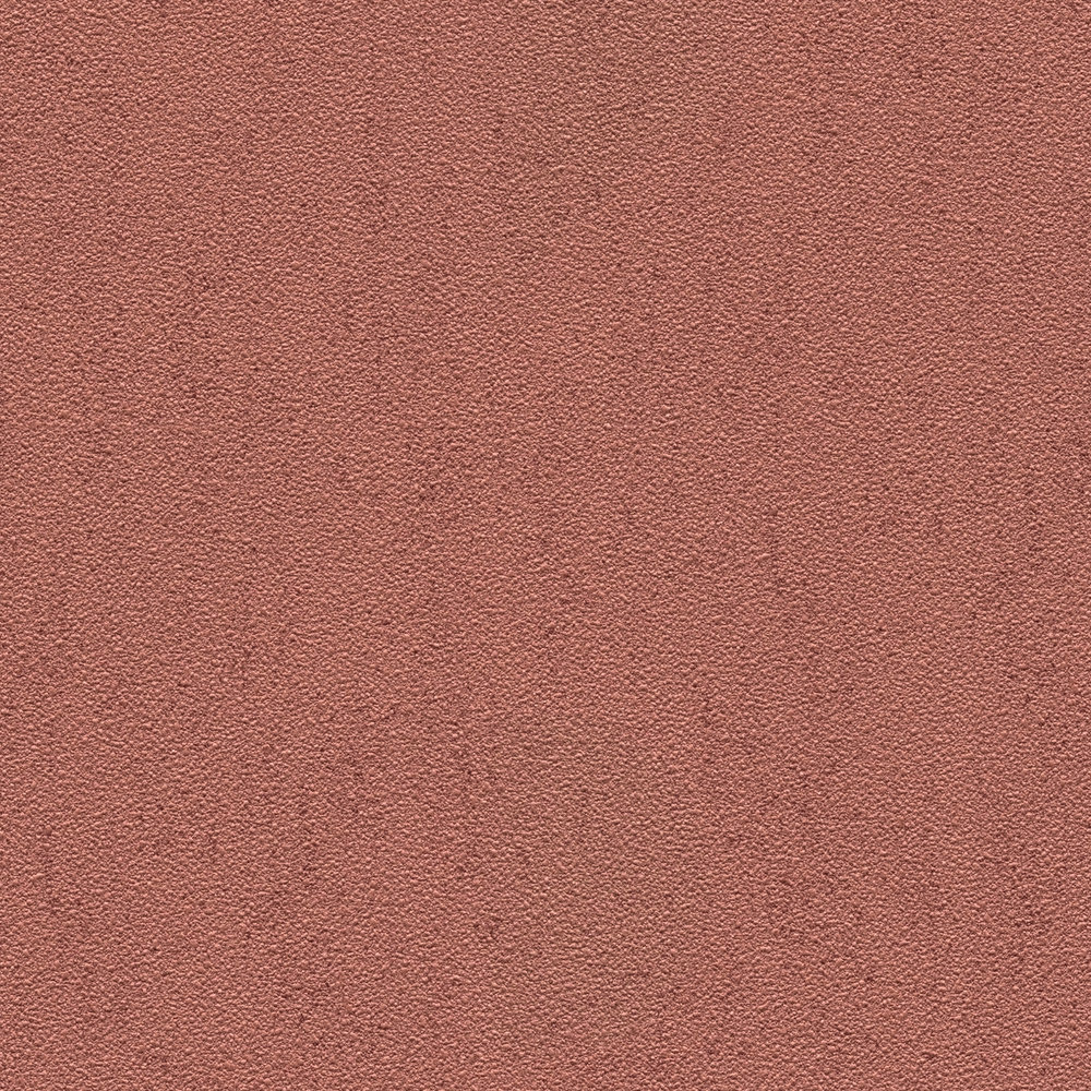             Wallpaper terracotta red, monochrome with textured surface
        