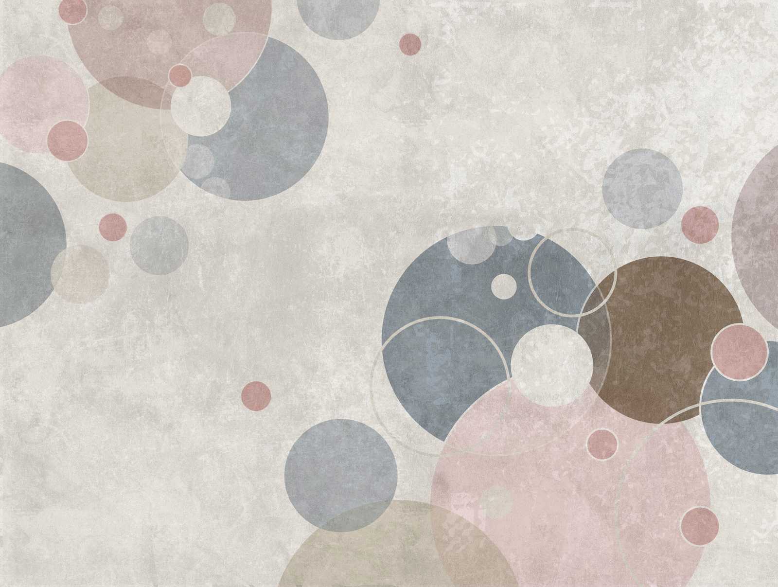             behang nieuwigheid - motief behang cirkel patroon abstract in modern design
        