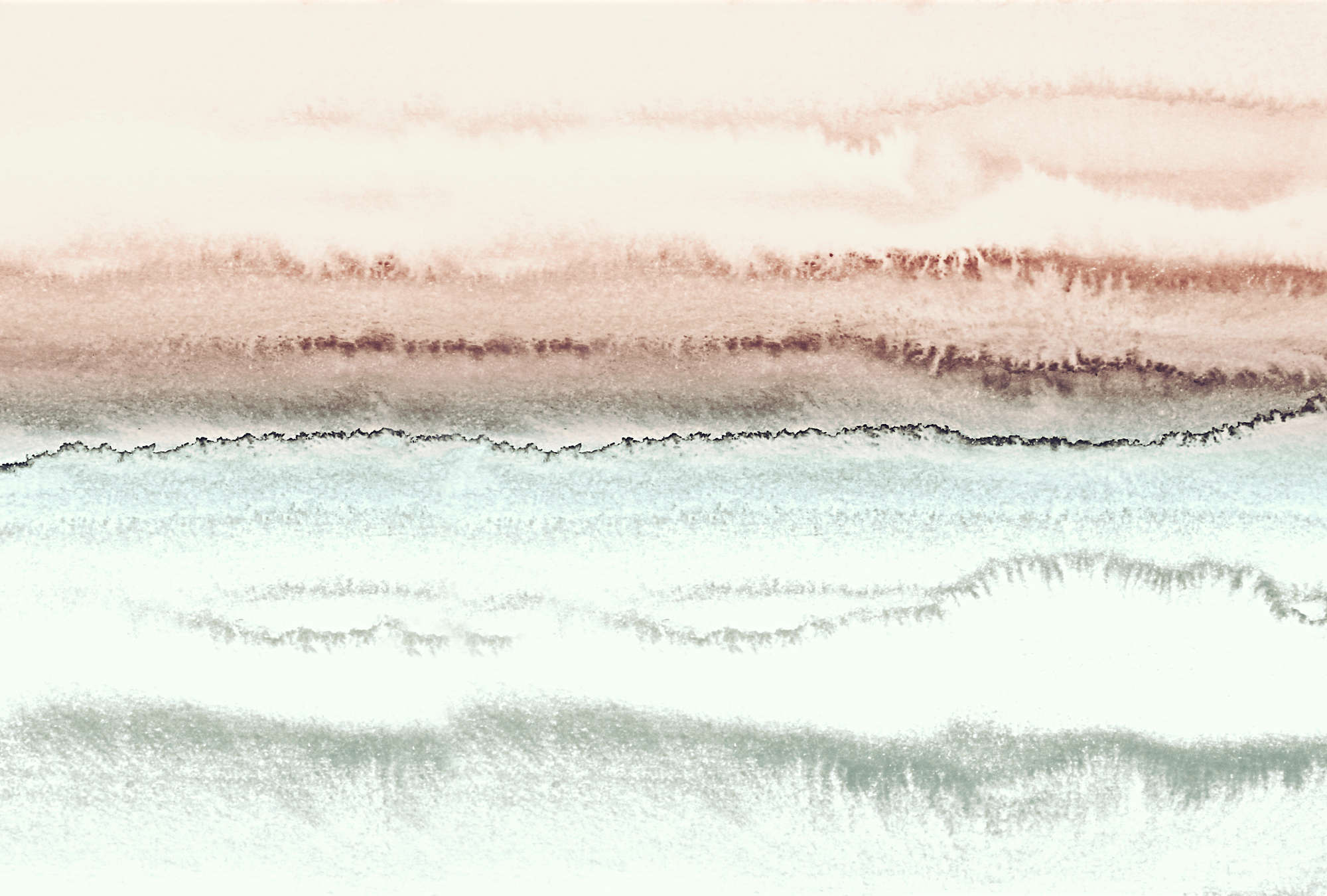             Papel pintado de acuarela con paisaje abstracto y degradado
        