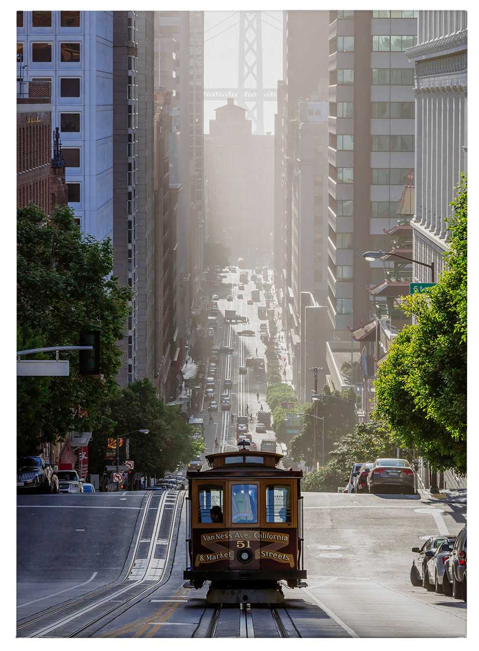             Canvas print San Francisco cable car, photo by Colombo
        