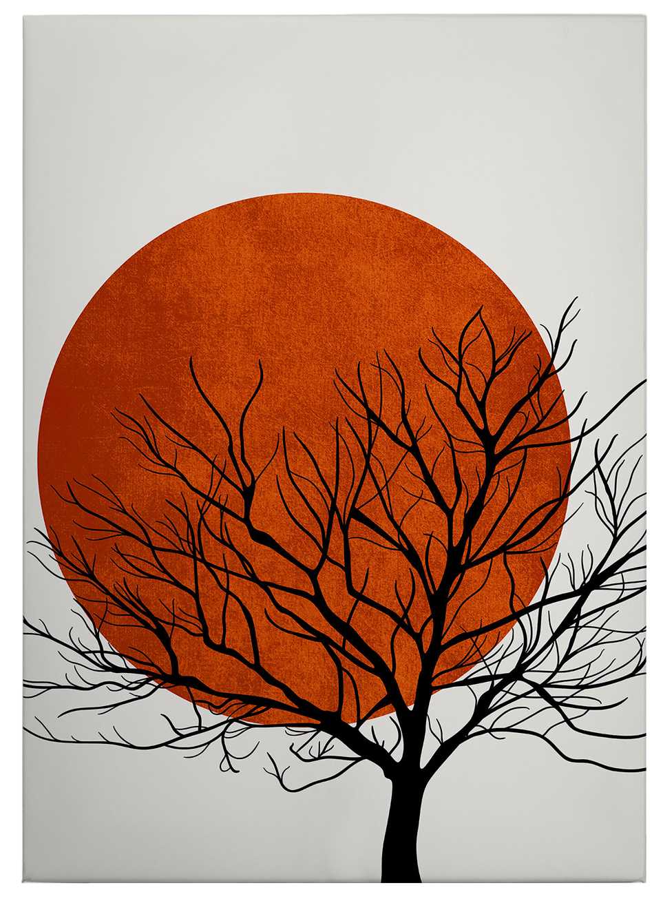             Canvas print "Warm sunset" by Kubistika – red
        
