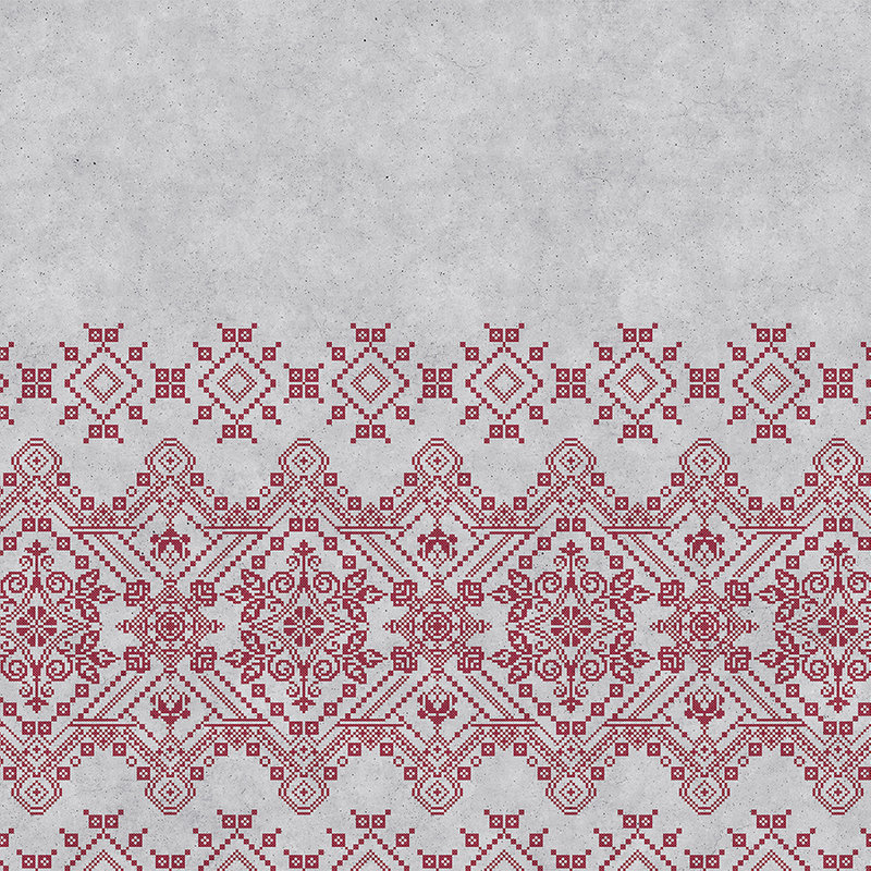 Photo wallpaper embroidery patterns in Nordic style - Walls by Patel
