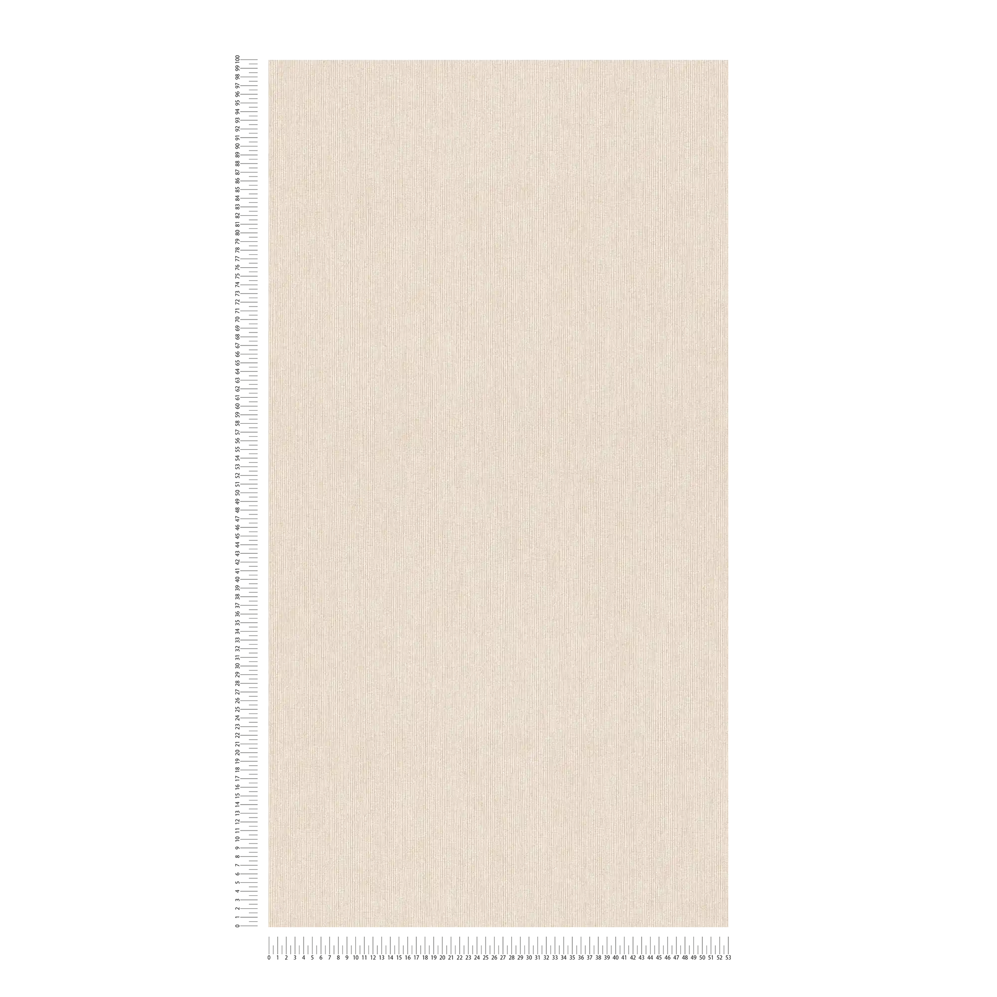             Light beige non-woven wallpaper with gloss effect & textile look - beige
        