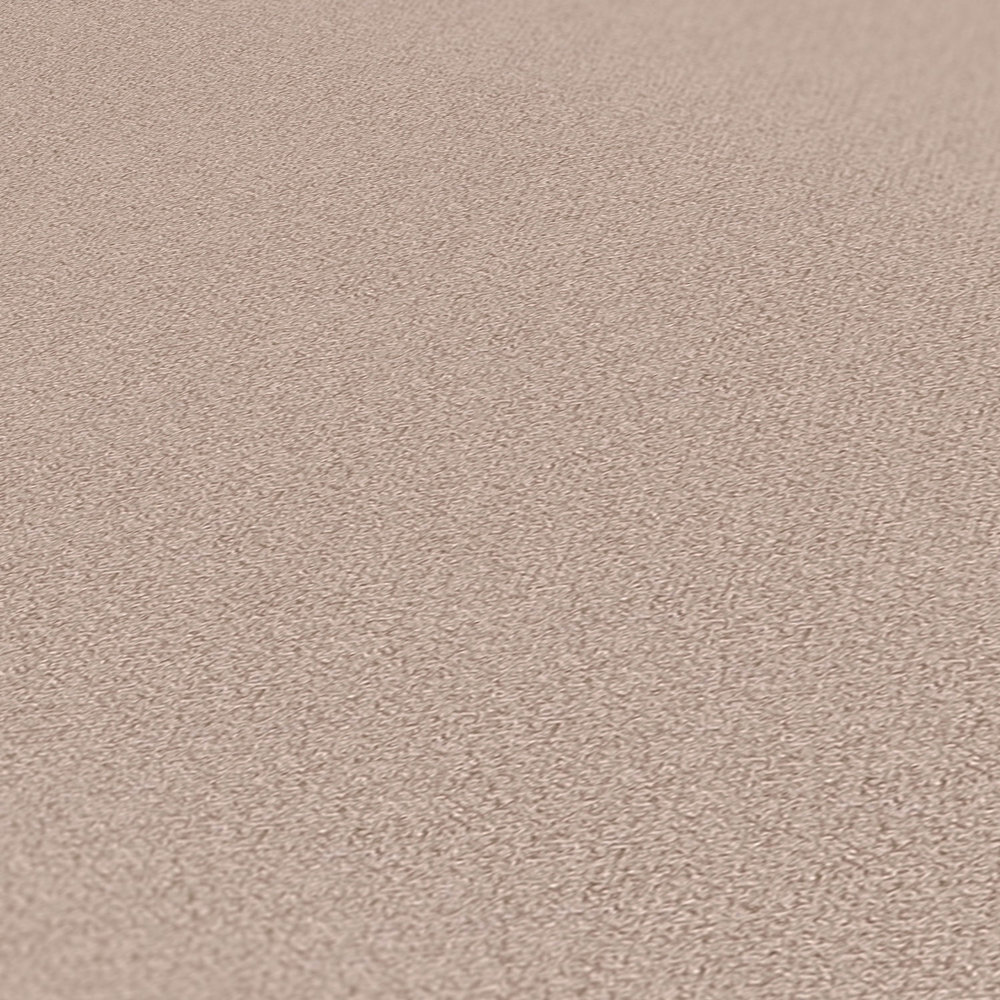             Eenheidsbehang met linnenlook PVC-vrij - bruin, beige
        