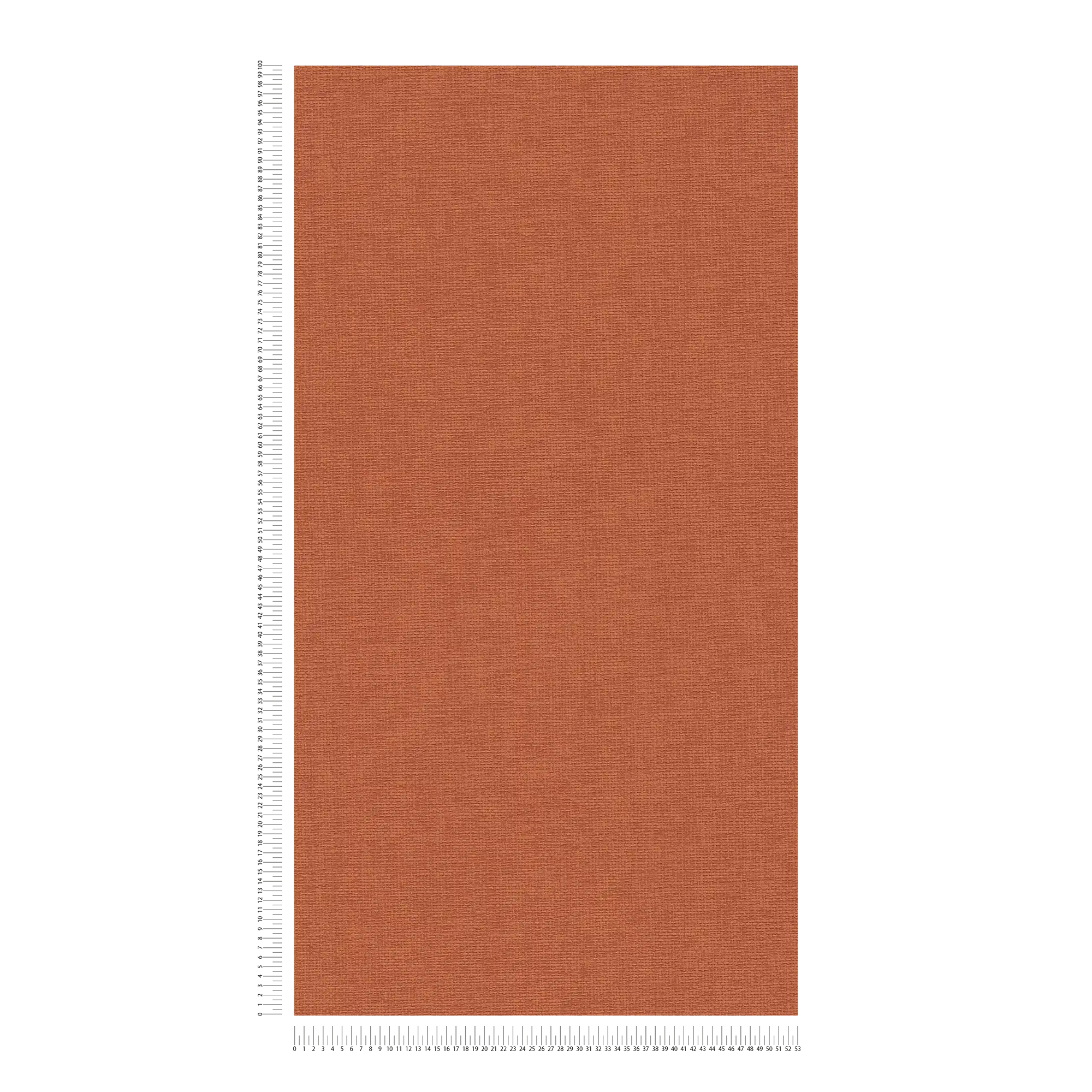             Carta da parati rosso-arancio con struttura tessile - rosso
        