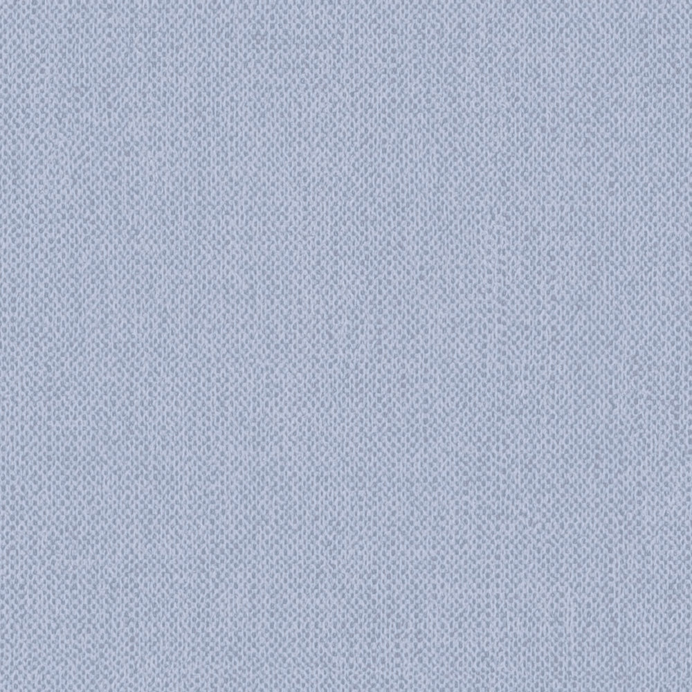             Papier peint bleu gris avec structure textile style maison de campagne - bleu
        
