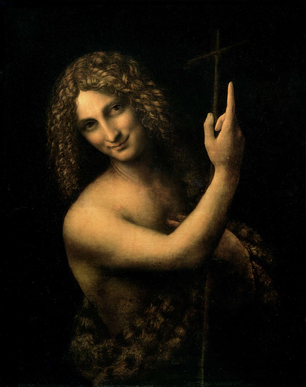             Mural "Juan el Bautista" de Leonardo da Vinci
        