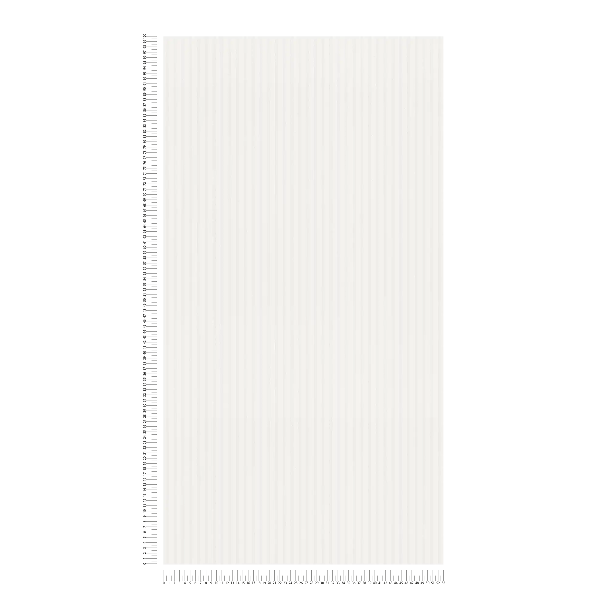             Narrow striped wallpaper in bright white - white, beige
        