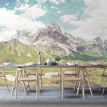 light mountain landscape wallpaper 
