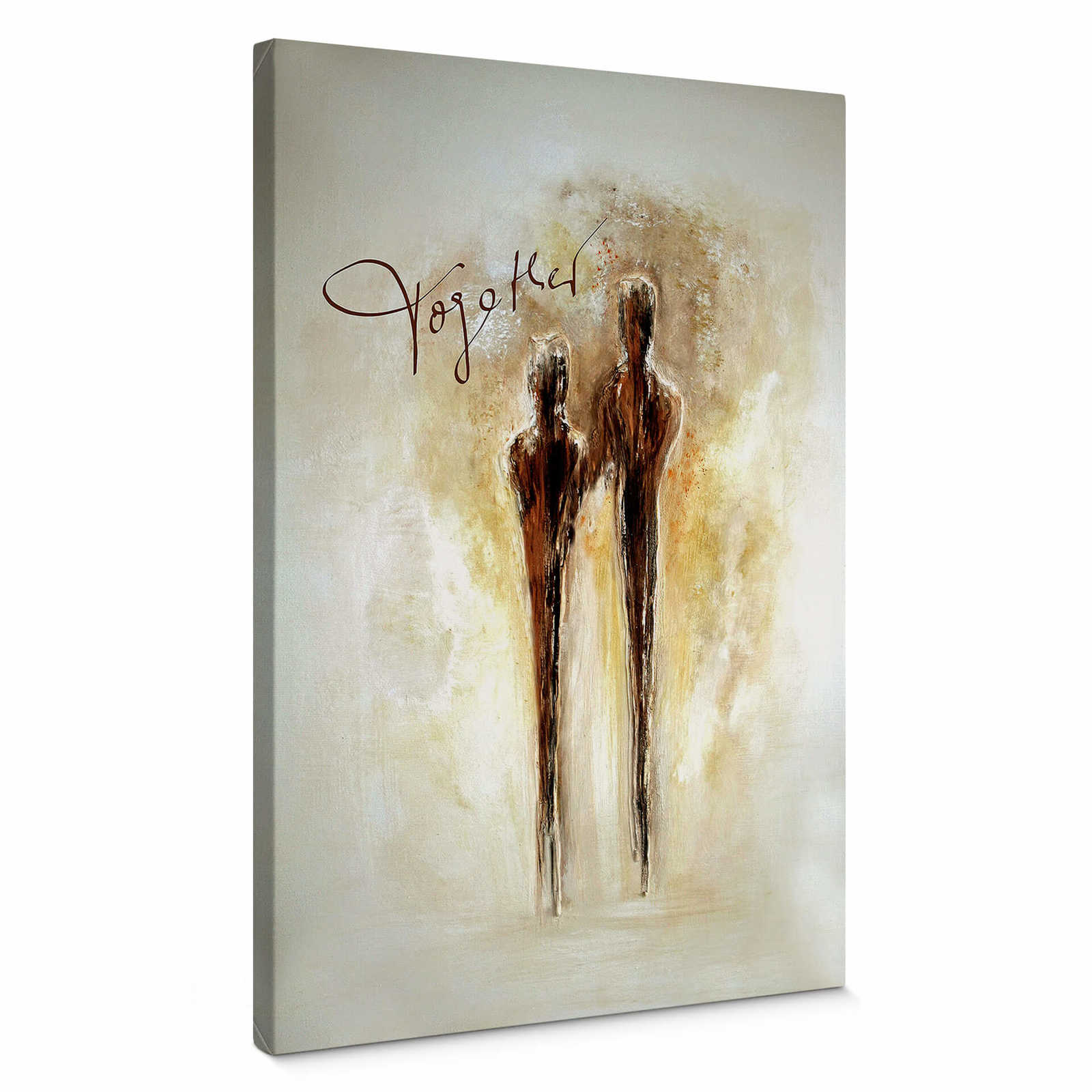         Canvas print art by Tina Melz "Together", portrait format
    